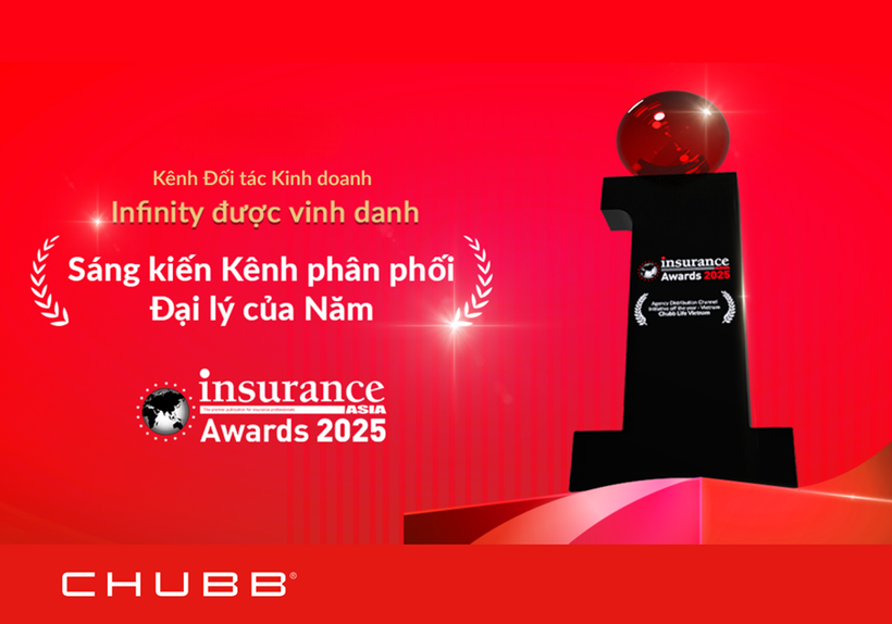 Chubb Life Việt Nam nâng tầm vị thế phân phối bảo hiểm với giải thưởng Insurance Asia Awards 2025
