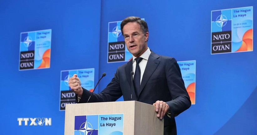 Tổng thư ký NATO Mark Rutte. (Ảnh: THX/TTXVN)