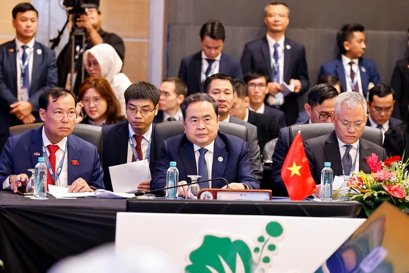 Chủ tịch Quốc hội Trần Thanh Mẫn dự Phiên họp Ban điều hành AIPA. (Ảnh: Doãn Tấn/ TTXVN)