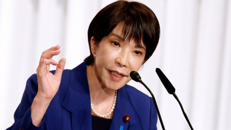 Bà Sanae Takaichi phát biểu tại thủ đô Tokyo, Nhật Bản. (Nguồn: THX/TTXVN)