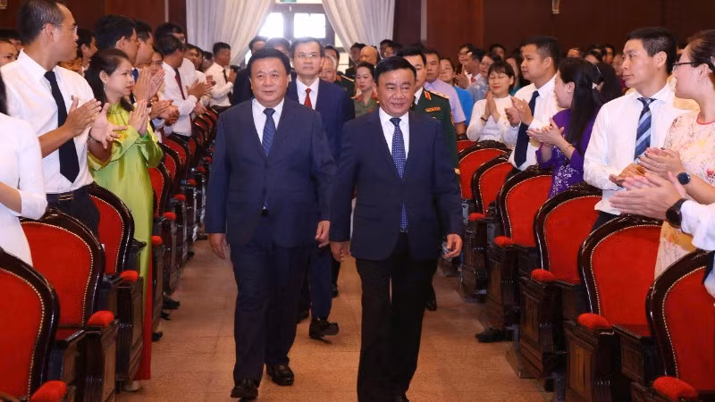 Lãnh đạo Đảng, Nhà nước dự Lễ khai giảng năm học 2025-2026 tại Học viện Chính trị quốc gia Hồ Chí Minh.