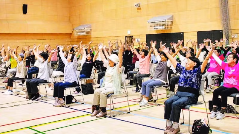 Hoạt động giao lưu dành cho người cao tuổi tại tỉnh Saitama, Nhật Bản.