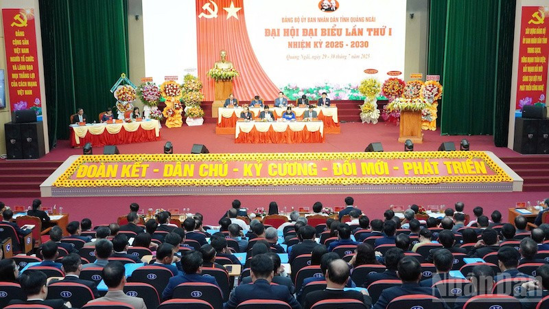 Đại hội đại biểu Đảng bộ Ủy ban nhân dân tỉnh Quảng Ngãi lần thứ I.