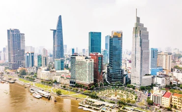 Khu trung tâm Quận 1 nằm trong quy hoạch phần lõi của Trung tâm Tài chính quốc tế Việt Nam tại Thành phố Hồ Chí Minh. Ảnh (THÀNH ĐẠT)
