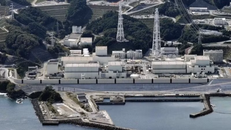 Nhà máy điện hạt nhân Onagawa ở tỉnh Miyagi, Nhật Bản. (Ảnh: Kyodo/TTXVN)