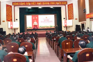 Toàn cảnh Hội nghị tổng kết công tác tham gia bảo đảm trật tự, an toàn giao thông năm 2025.