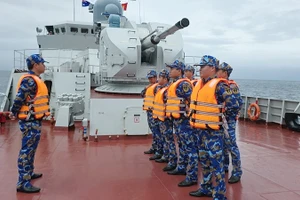 Quán triệt nhiệm vụ thả neo.