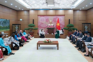 Phó Chủ tịch Quốc hội Nguyễn Thị Thanh tiếp Đoàn lãnh đạo UNICEF và Ủy ban về Quyền trẻ em của Liên hợp quốc.