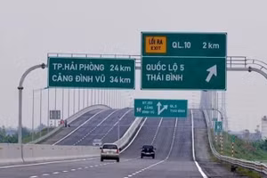 Cao tốc Hà Nội-Hải Phòng. (Ảnh: Cục Cảnh sát giao thông)