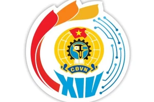 Biểu trưng Đại hội XIV Công đoàn Việt Nam.