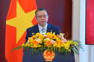 Đại sứ Phạm Thanh Bình phát biểu tại Chương trình gặp gỡ báo chí năm 2026.