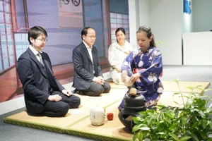 Lấy cảm hứng từ nghi thức trà đạo Kuchikiri-no-chaji. (Ảnh: UNDP)