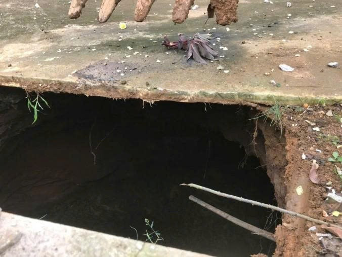 Tại xã Mai Sơn từ cuối tháng 7/2025 tiếp tục xuất hiện việc sụt lún với nguy cơ trên diện rộng.