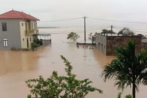 Xã An Thủy có 1.200 ngôi nhà bị ngập, nhiều nhất huyện Lệ Thủy