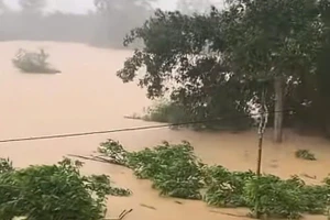 Khu vực hạ lưu đập Thanh Sơn, xã Thái Thủy, nơi xảy ra sự việc đau lòng làm 1 người chết.