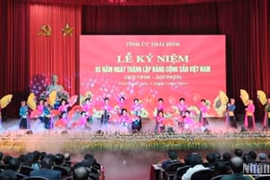 Chương trình nghệ thuật đặc sắc chào mừng Lễ kỷ niệm.