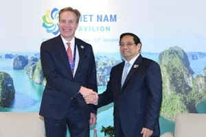 Thủ tướng Phạm Minh Chính tiếp Chủ tịch điều hành Diễn đàn Kinh tế Thế giới (WEF) Borge Brende. 