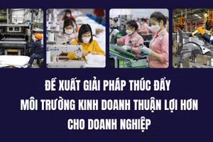 Đề xuất giải pháp thúc đẩy môi trường kinh doanh thuận lợi hơn cho doanh nghiệp