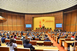 Quang cảnh phiên bế mạc Kỳ họp bất thường lần thứ 2, Quốc hội khóa XV.