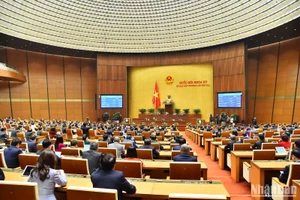 Quang cảnh phiên bế mạc Kỳ họp bất thường lần thứ 2, Quốc hội khóa XV.