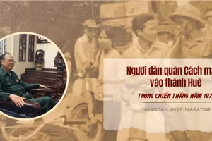 Người dẫn quân Cách mạng vào thành Huế trong chiến thắng năm 1975