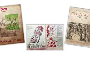 Một số tranh minh họa và bìa sách của nhạc sĩ Văn Cao.