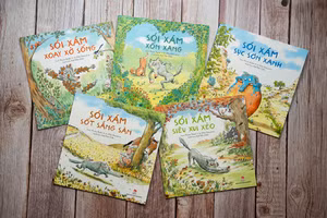 Bộ truyện "Sói xám". (Ảnh: Nhà xuất bản Kim Đồng)