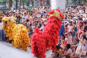 Chương trình Trung thu 2022 thu hút hàng nghìn lượt người tham gia. Ảnh: Bảo tàng Dân tộc học Việt Nam