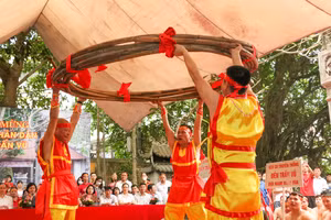 Kéo co ngồi - Di sản độc đáo vùng đất ven đô 