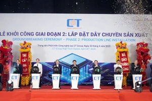 Lễ khởi công Nhà máy bán dẫn CT Semiconductor.
