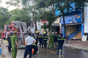 Nơi xảy ra cháy là quán karaoke đang sửa chữa.