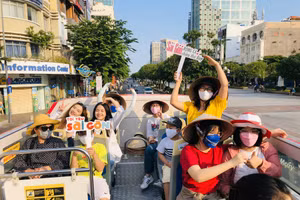 Khách du lịch tại Thành phố Hồ Chí Minh