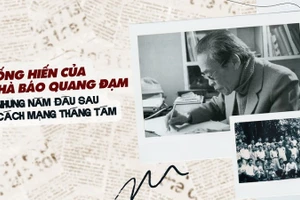 Cống hiến của nhà báo Quang Đạm những năm đầu sau Cách mạng Tháng Tám
