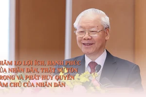 Chăm lo lợi ích, hạnh phúc của nhân dân, thật sự tôn trọng và phát huy quyền làm chủ của nhân dân