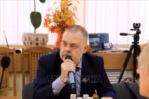 Ông Grigory Trofimchuk, chuyên gia Nga về các vấn đề quốc tế.