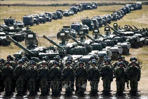 Binh sĩ Nga tham gia một cuộc tập trận. (Ảnh tư liệu: AFP/TTXVN)