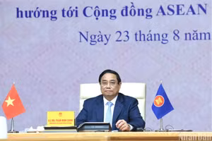 Thủ tướng Phạm Minh Chính phát biểu. (Ảnh: TRẦN HẢI)