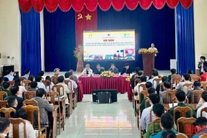 Toàn cảnh tập huấn lý thuyết tại Hội nghị.