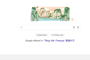 Hình ảnh Vịnh Hạ Long trên trang chủ Google.