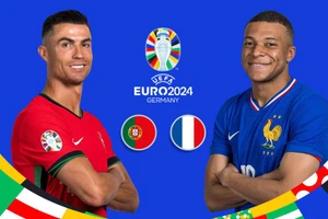 Hai cầu thủ Ronaldo và Mbappe.