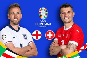 Đội tuyển Anh và đội tuyển Thụy Sĩ. (Ảnh: UEFA)
