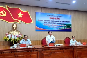 Cà Mau họp báo công bố chính thức về chuỗi sự kiện liên quan đến Festival tôm Cà Mau và Diễn đàn OCOP đồng bằng sông Cửu Long năm 2023 diễn ra vào khoảng giữa tháng 12/2023.