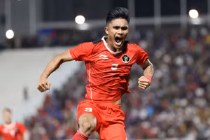 Sananta có duyên với mảnh lưới U22 Thái Lan. 