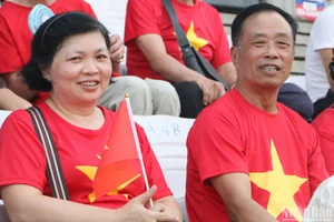 [Ảnh] U22 Việt Nam được khán giả yêu thích trong trận tranh Huy chương Đồng