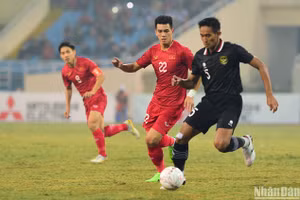 Đội tuyển Việt Nam thắng thuyết phục Indonesia tại bán kết AFF Cup 2022. (Ảnh: TRẦN HẢI)