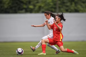 U17 nữ Việt Nam giành chiến thắng thuyết phục. (Ảnh: VFF)