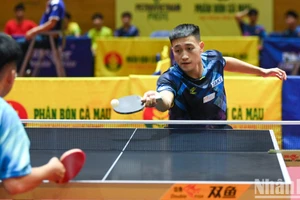 [Ảnh] Các tay vợt hàng đầu hội tụ tại Giải vô địch bóng bàn quốc gia Báo Nhân Dân 2025