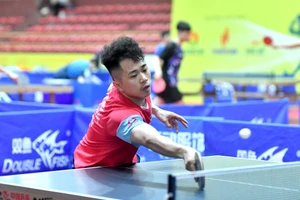 [Ảnh] Hứng khởi tập luyện trước thềm Giải vô địch bóng bàn quốc gia Báo Nhân Dân