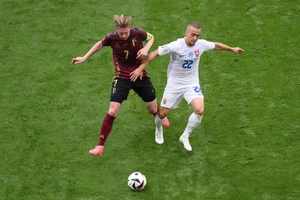 Đội tuyển Bỉ thua 0-1 trước đối thủ bị đánh giá yếu hơn là Slovakia. (Ảnh: UEFA)