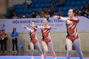 Hội khỏe Phù Đổng toàn quốc lần thứ X: Mãn nhãn với các màn thi Aerobic